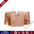 2020 Recyclable Die Cut Flat Bottom Brown Kraft Paper Bag